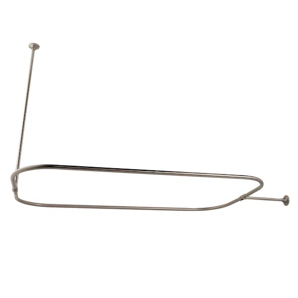 Kingston Brass Rectangular Shower Curtain Rod, Polished Nickel CC3156 - main